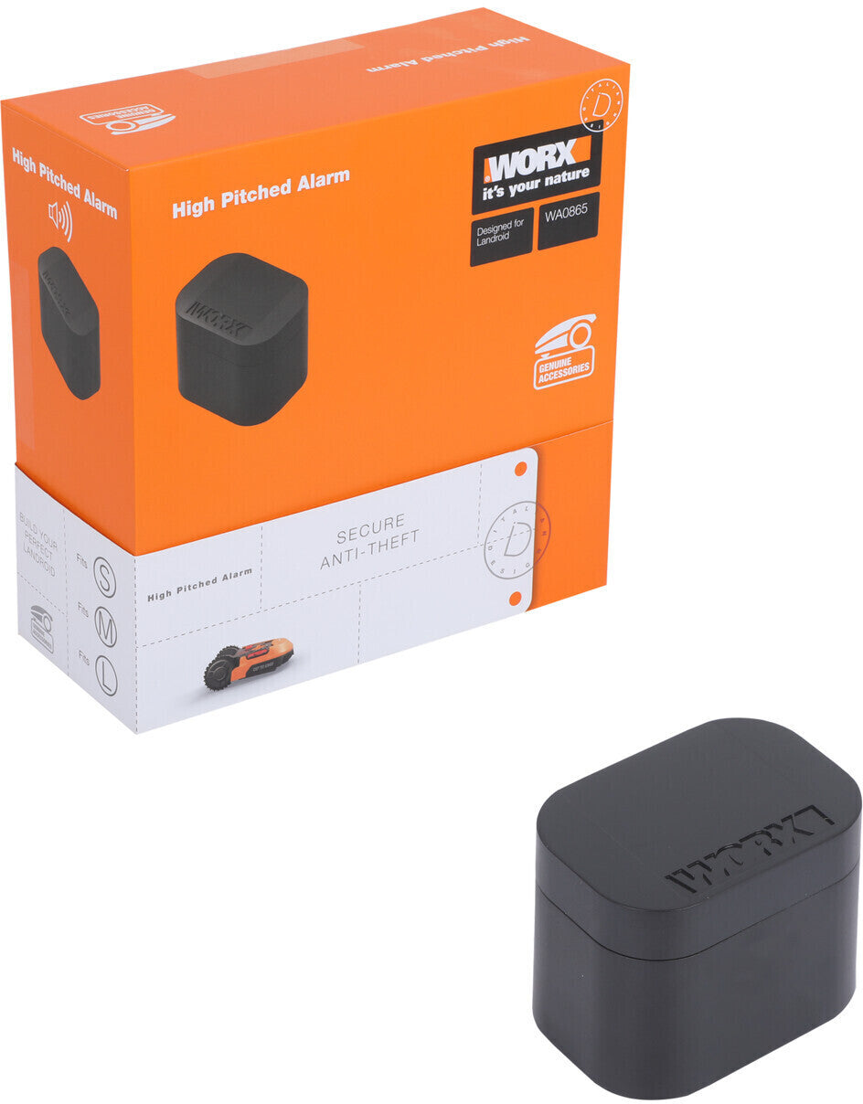 WORX WA0865 Landroid Diebstahl-Alarm Modul, Schutz Vor Diebstahl Mit 90Db Alarm