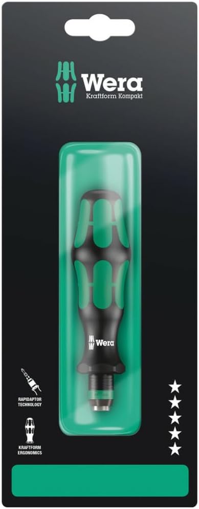 Wera 05073540001 Bits-Handhalter 816 R Kraftform Griff Mit Rapidaptor