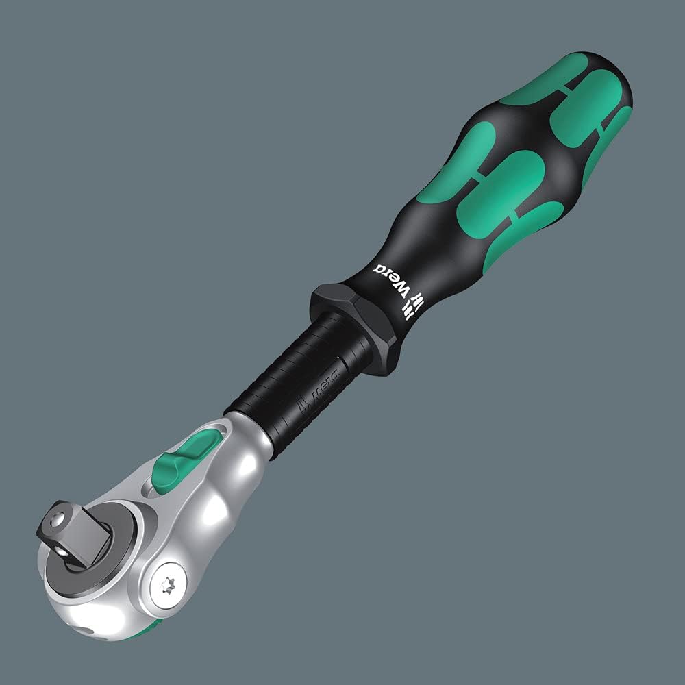 Wera 8000 a SB Zyklop-Knarre Mit Antrieb, 1/4 Zoll X 152 Mm, 05073260001