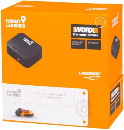 WORX WA0862 Find My Landroid - Landroid Mähroboter Navigator - Schutz Vor Diebstahl - Ideal Für Kleingarten - Alle Landroid Modelle Ab 2019 Kompatibel (Nicht Für VISION)