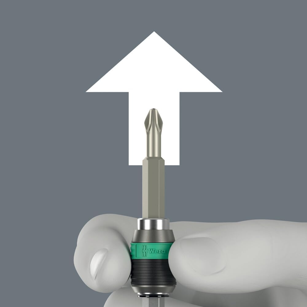 Wera Bit-Sortiment, Bit-Safe 61 Bitorsion 1, 61-Teilig, Schwarz, 05057441001