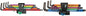Wera 05024480001 967/9 TX XL 1 Winkelschlüsselsatz, lang, Mehrfarbig, 9-teilig & 05022210001 950/9 Hex-Plus Multicolour HF 1 Multicolour Winkelschlüsselsatz