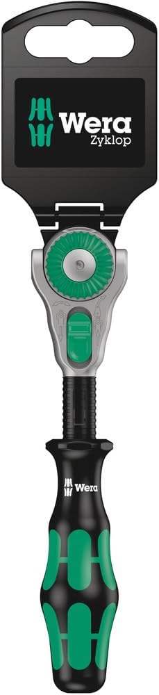 Wera 8000 a SB Zyklop-Knarre Mit Antrieb, 1/4 Zoll X 152 Mm, 05073260001