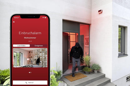 Bosch Smart Home Außensirene, Kabellose Alarmanlage Mit Solarpanel