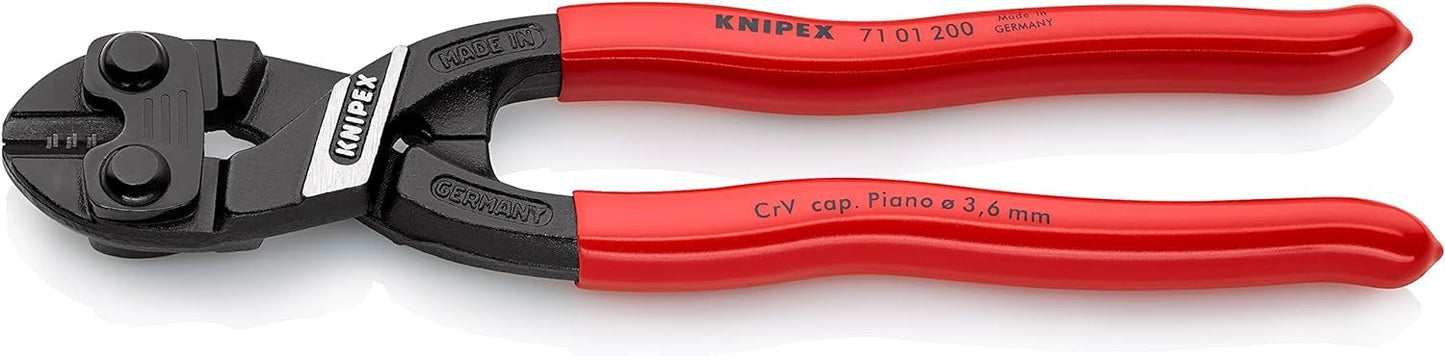 KNIPEX CoBolt Kompakt-Bolzenschneider mit Kunststoff überzogen 200 mm, 71 31 200