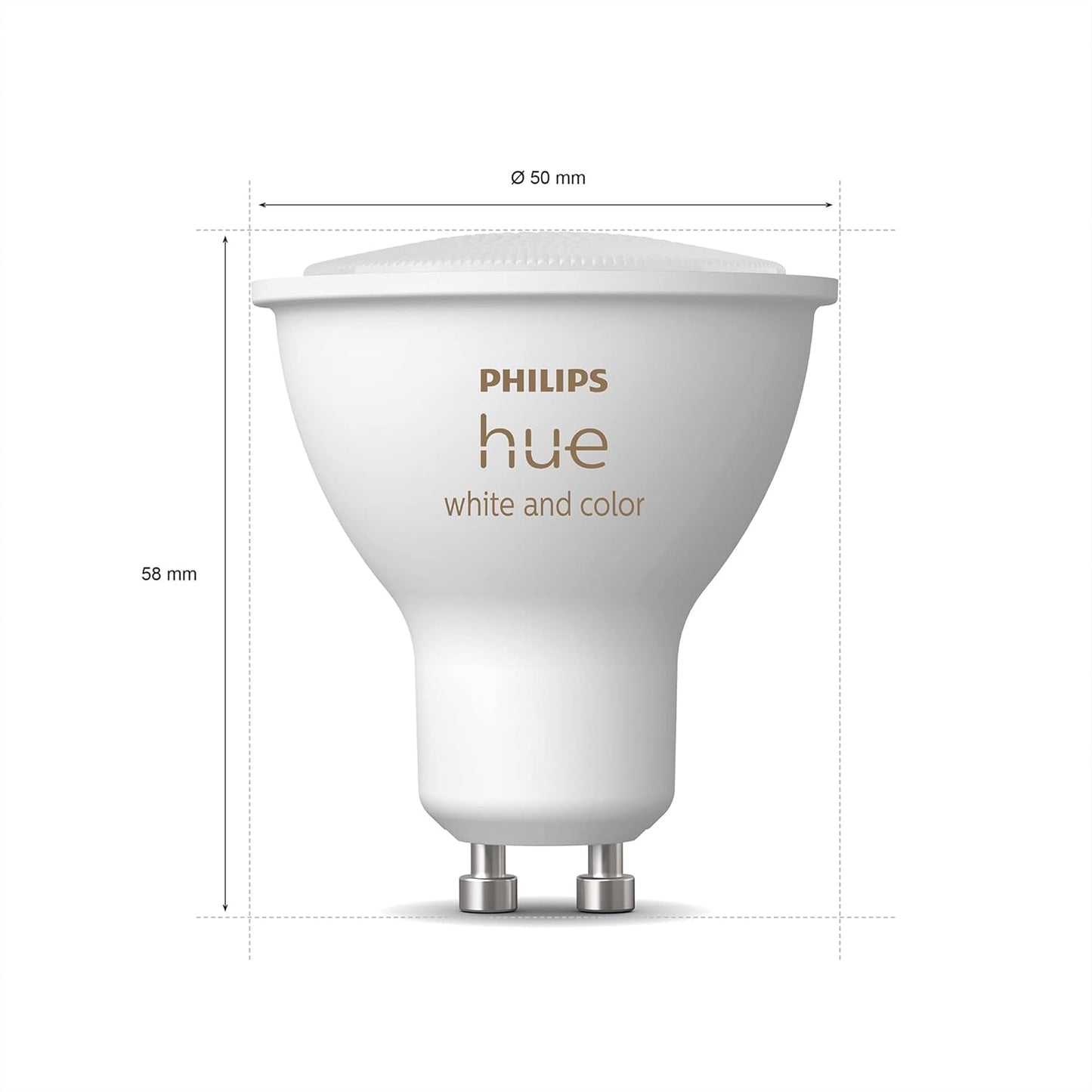 Philips Hue White & Color Ambiance GU10 LED Spot 1er Pack (350 Lm)