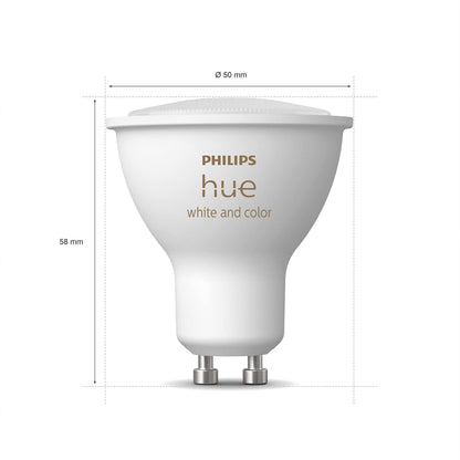 Philips Hue White & Color Ambiance GU10 LED Spot 1er Pack (350 Lm)