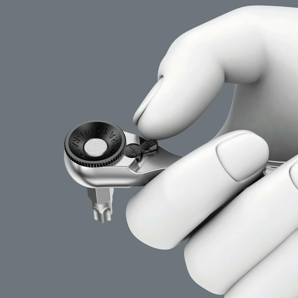 Wera 8001 a Bit-Ratsche 1/4 Zoll SB Mit 1/4 Zoll-Antrieb, 2-Teilig, 05073230001