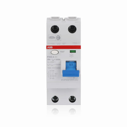 ABB F204 A-25/0.03 Fehlerstrom-Schutzschalter 4P Typ A 30 mA 25 A 2CSF204101R1250