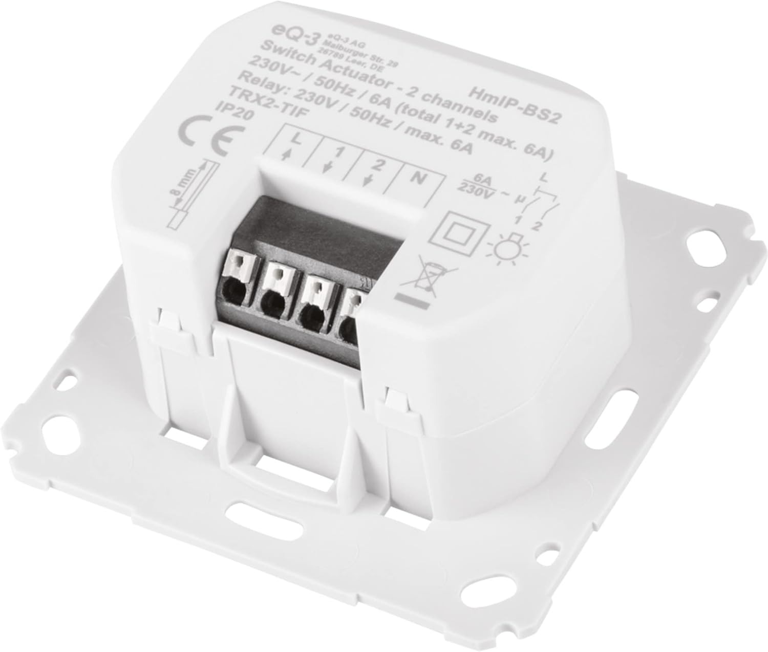 Homematic IP Smart Home Schaltaktor Für Markenschalter – 156757A0