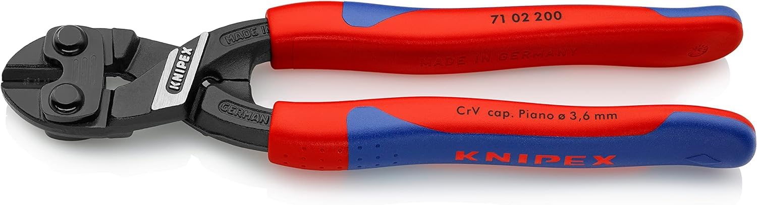 KNIPEX CoBolt Kompakt-Bolzenschneider mit Kunststoff überzogen 200 mm, 71 31 200