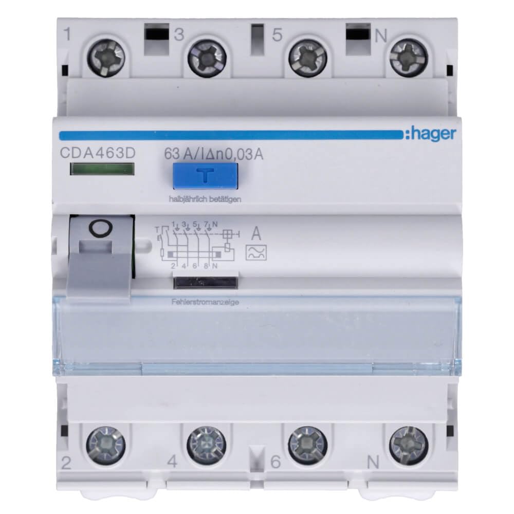 Hager FI-Schutzschalter CDA463D