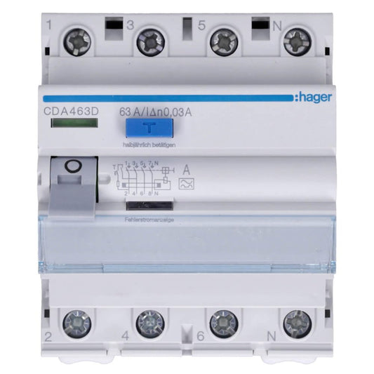 Hager FI-Schutzschalter CDA463D