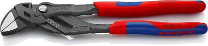 KNIPEX Zangenschlüssel, verchromt, 250 mm, greift stufenlos bis 52 mm, Feinverstellung per Knopfdruck, Schraubenschlüssel, Armaturenzange, 86 03 250