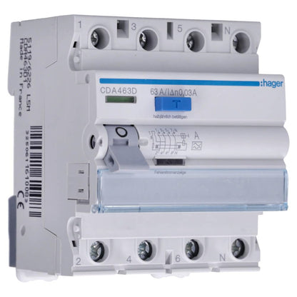 Hager FI-Schutzschalter CDA463D