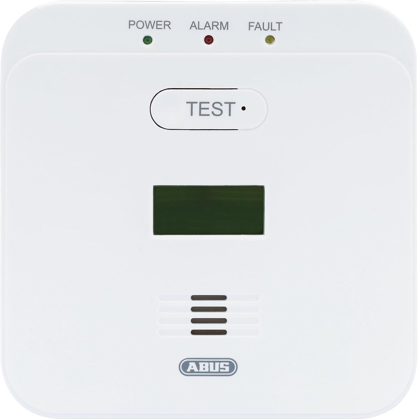 ABUS Kohlenmonoxid-Warnmelder COWM510 - Co-Melder & LCD Display - Weiß