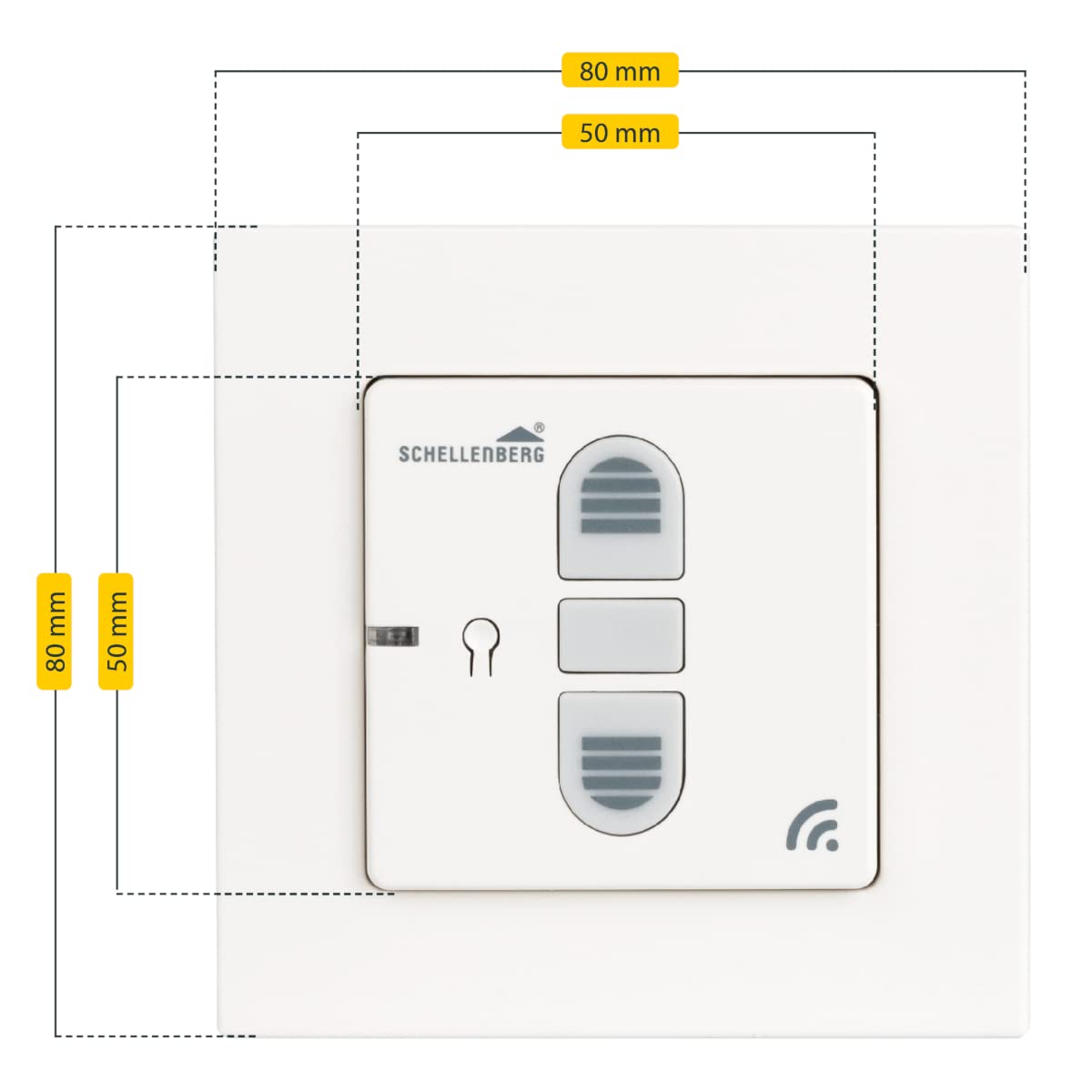Schellenberg 20030 Smart Home Funk-Rolladenschalter & Funk-Raffstoreschalter