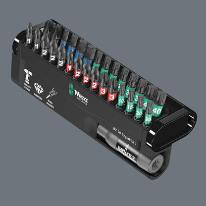 Wera Sechskant Bitsatz Set BC 30 Impaktor 1, 05057690001