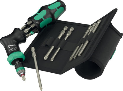 Wera 05051031001, 1 Set Kraftform Kompakt Pistol RA 4, 13-teilig, Stück One size