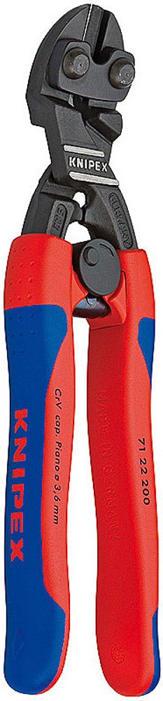 KNIPEX CoBolt Kompakt-Bolzenschneider mit Kunststoff überzogen 200 mm, 71 31 200