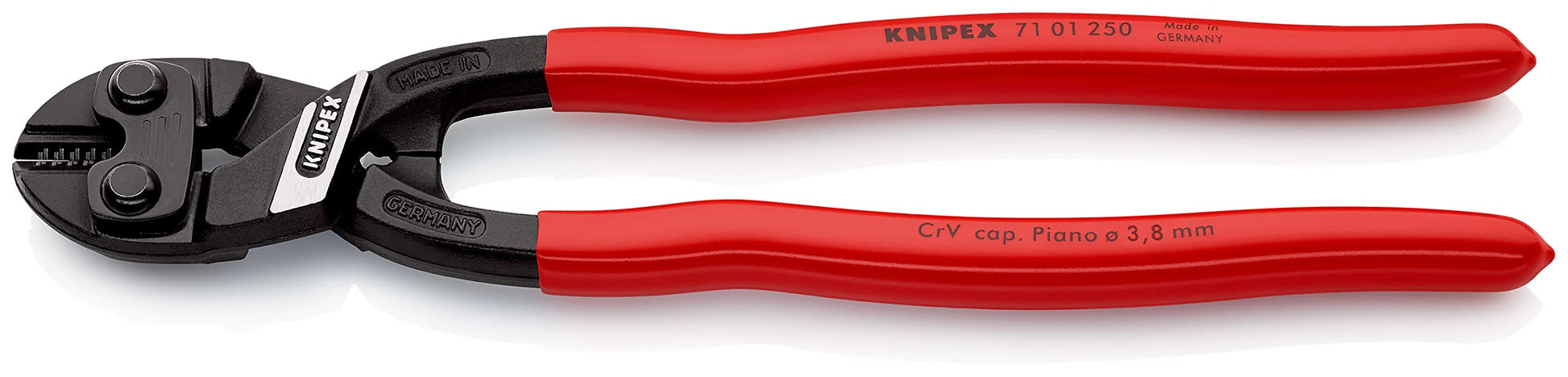KNIPEX CoBolt Kompakt-Bolzenschneider mit Kunststoff überzogen 200 mm, 71 31 200