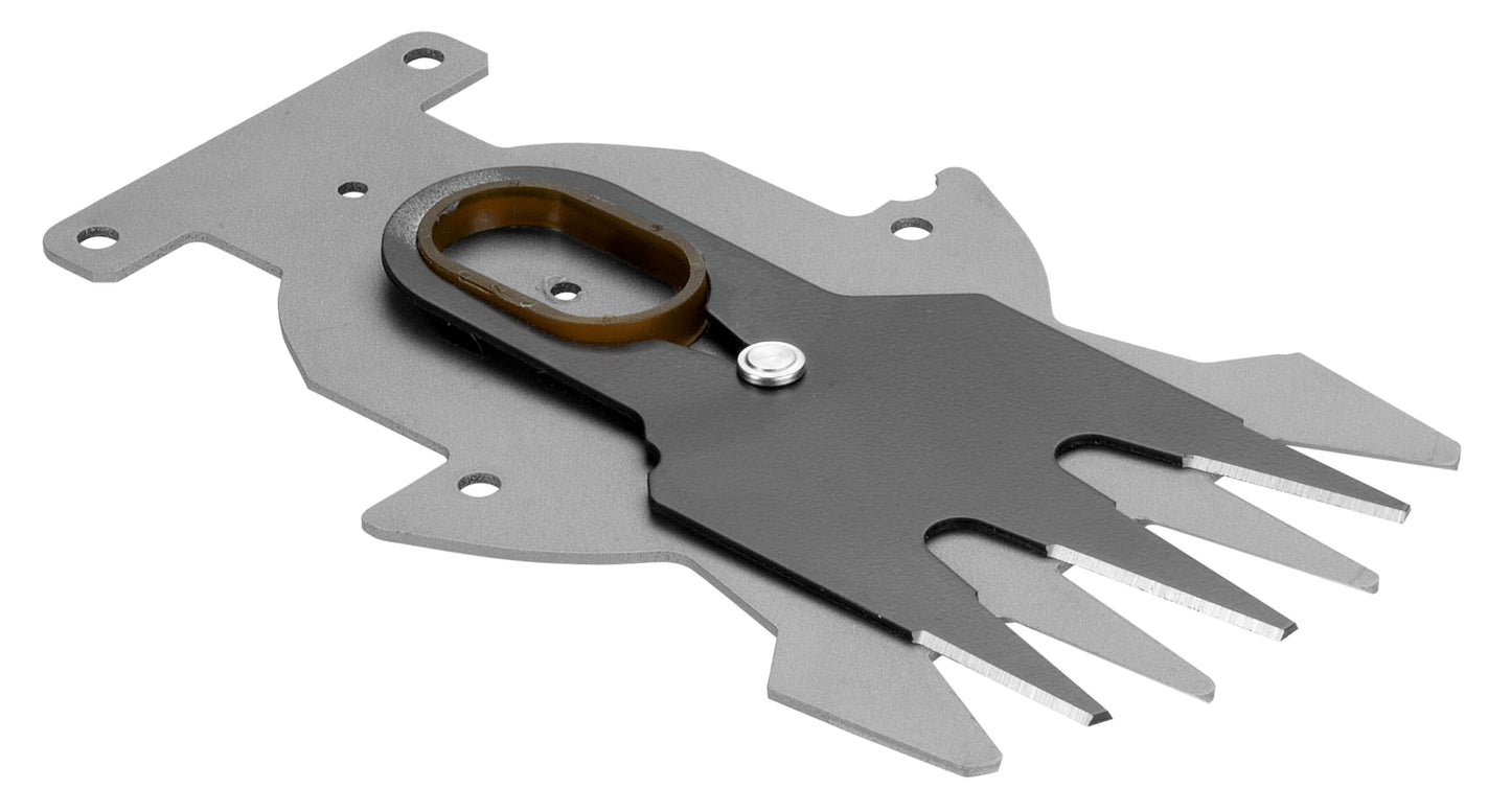 Gardena Gras- und Buchsmesser: 2-in-1 Ersatzmesser, Schnittbreite 8 cm, werkzeugloser Wechsel, Ersatzteil/Zubehör geeignet für Akku-Scheren ClassicCut und ComfortCut (2340-20)