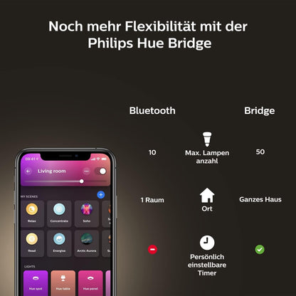 Philips Hue White & Color Ambiance Gradient Lightstrip Basis-Set (2 Meter)