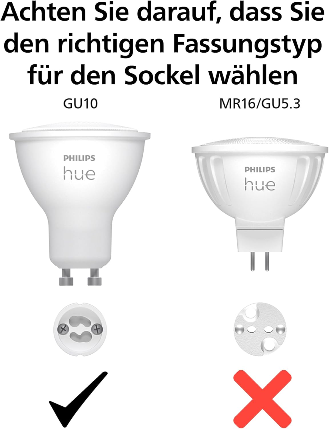 Philips Hue White & Color Ambiance GU10 LED Spot 1er Pack (400 Lm)