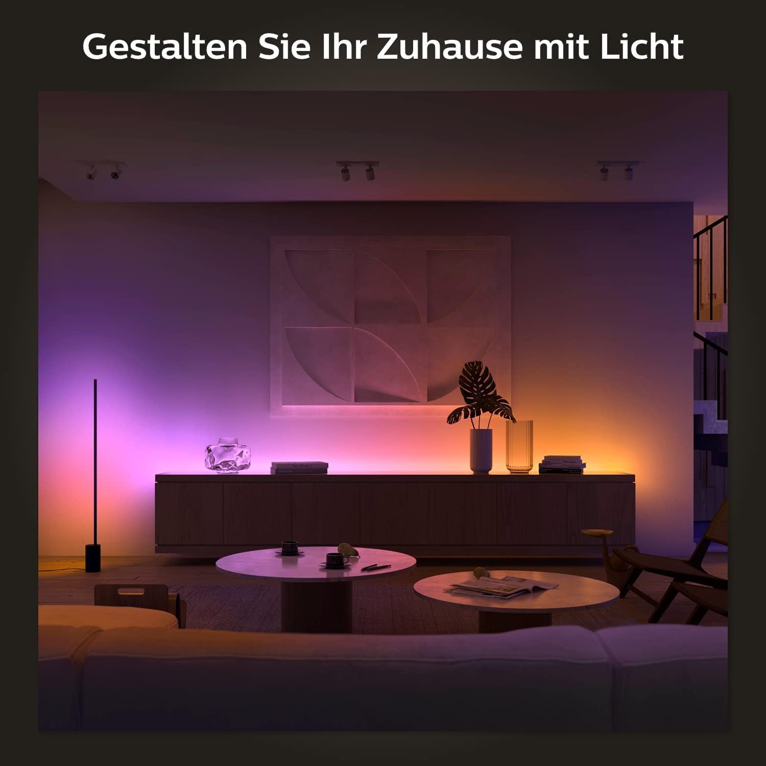 Philips Hue White & Color Ambiance Gradient Lightstrip Basis-Set (2 Meter)