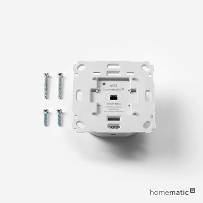 Homematic IP Smart Home Schalt-Mess-Aktor Für Markenschalter, 142720A0