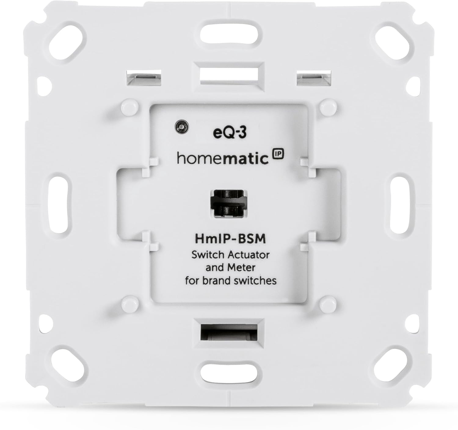 Homematic IP Smart Home Schalt-Mess-Aktor Für Markenschalter, 142720A0