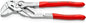 KNIPEX Zangenschlüssel Zange und Schraubenschlüssel in einem Werkzeug auf SB-Karte verchromt mit Kunststoff überzogen 180 mm, 86 03 180 SB