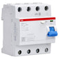 ABB F204 A-25/0.03 Fehlerstrom-Schutzschalter 4P Typ A 30 mA 25 A 2CSF204101R1250