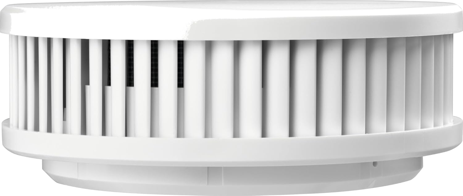 ABUS Rauchmelder RWM250 Mit 12-Jahres-Batterie & Hitzewarnfunktion - Weiß