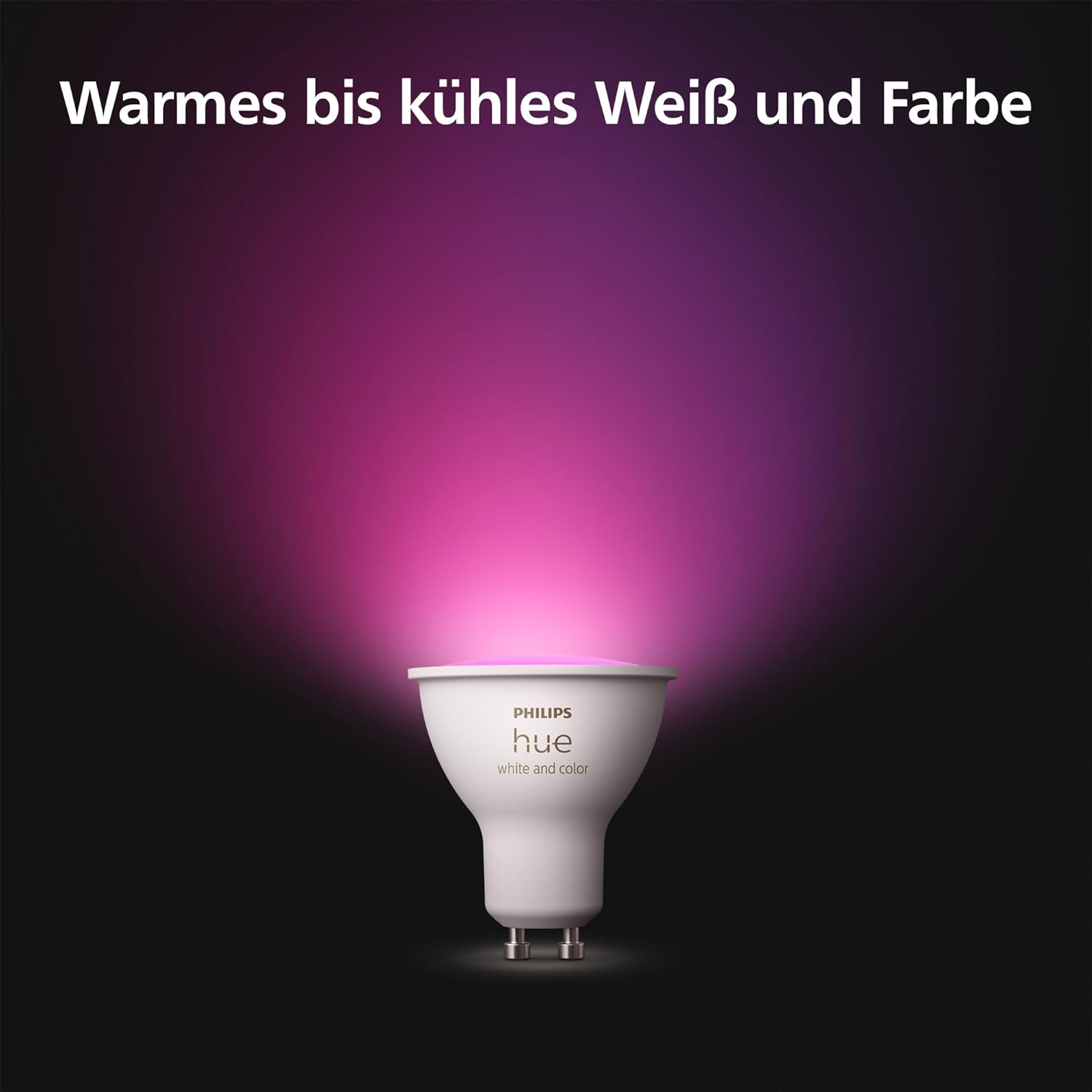 Philips Hue White & Color Ambiance GU10 LED Spot 1er Pack (400 Lm)