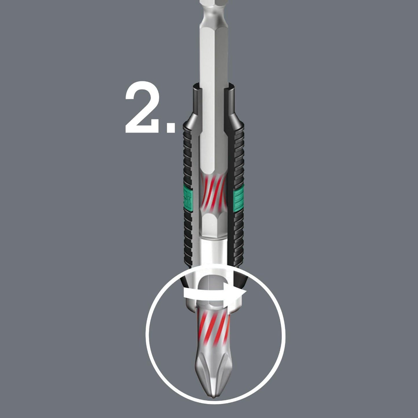 Wera Bit-Sortiment, Bit-Check 10 BiTorsion 3 SB, 10-teilig, 05073418001, 18 x 7.5 x 0.4 cm