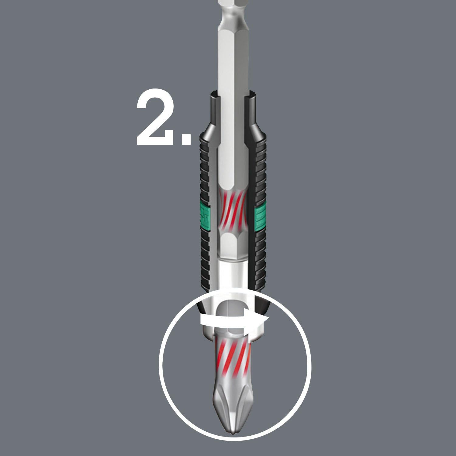 Wera Bit-Sortiment, Bit-Check 10 BiTorsion 3 SB, 10-teilig, 05073418001, 18 x 7.5 x 0.4 cm