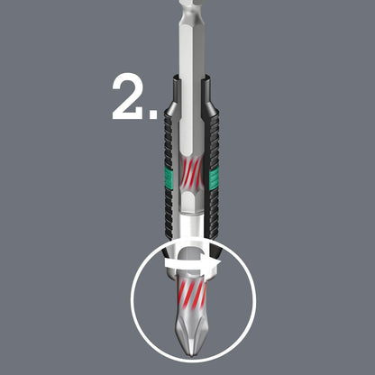 Wera Bit-Sortiment, Bit-Check 10 BiTorsion 3 SB, 10-teilig, 05073418001, 18 x 7.5 x 0.4 cm
