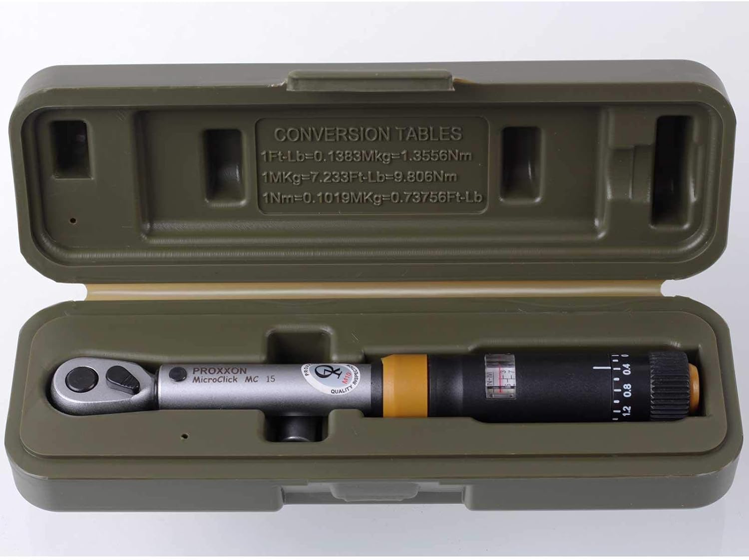 Proxxon 23345 Drehmomentschlüssel Micro Click MC15 3–15 Nm Antrieb 6,3Mm (1/4")
