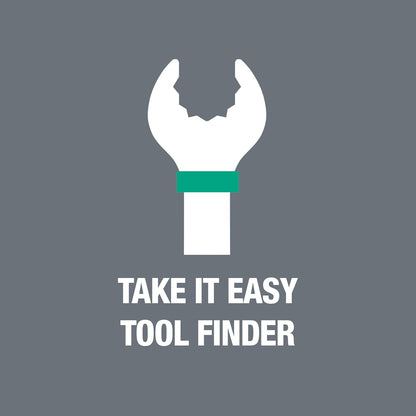 Wera 05073290001 6000 Joker 4 Set 1, Maul-Ringratschenschlüssel-Satz, 4-Teilig