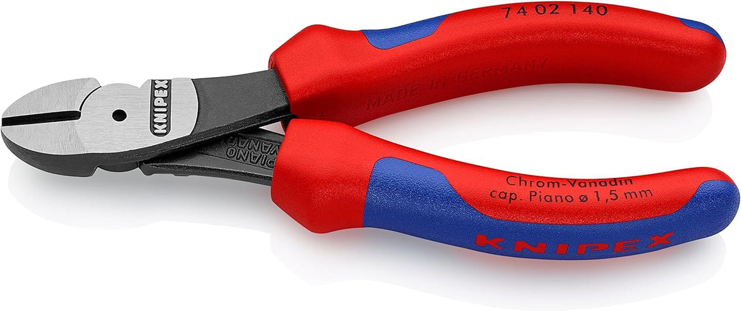 KNIPEX Kraft-Seitenschneider verchromt mit Comfort-Griffen 200 mm, 74 05 200