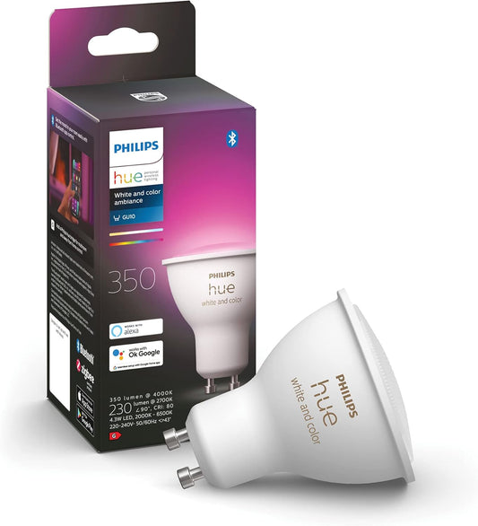 Philips Hue White & Color Ambiance GU10 LED Spot 1er Pack (350 Lm)