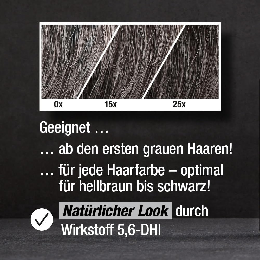 Alpecin Grey Attack Coffein & Color Shampoo - 1 X 200 ml - Haarverdunkelung