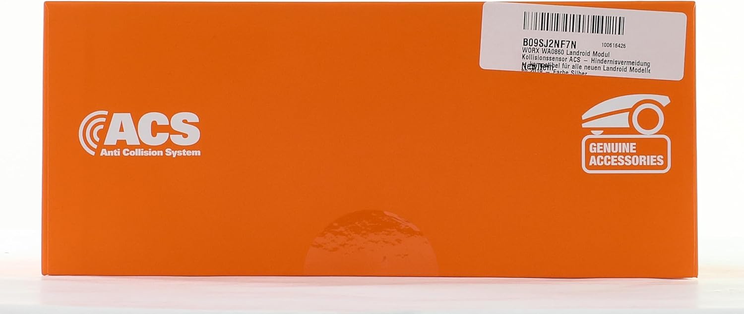 WORX WA0860 Landroid Modul Kollisionssensor ACS - Hindernisvermeidung - Kompatibel Für Alle Neuen Landroid Modelle Ab 2019 (Nicht Für Landroid Vision) - Farbe Silber