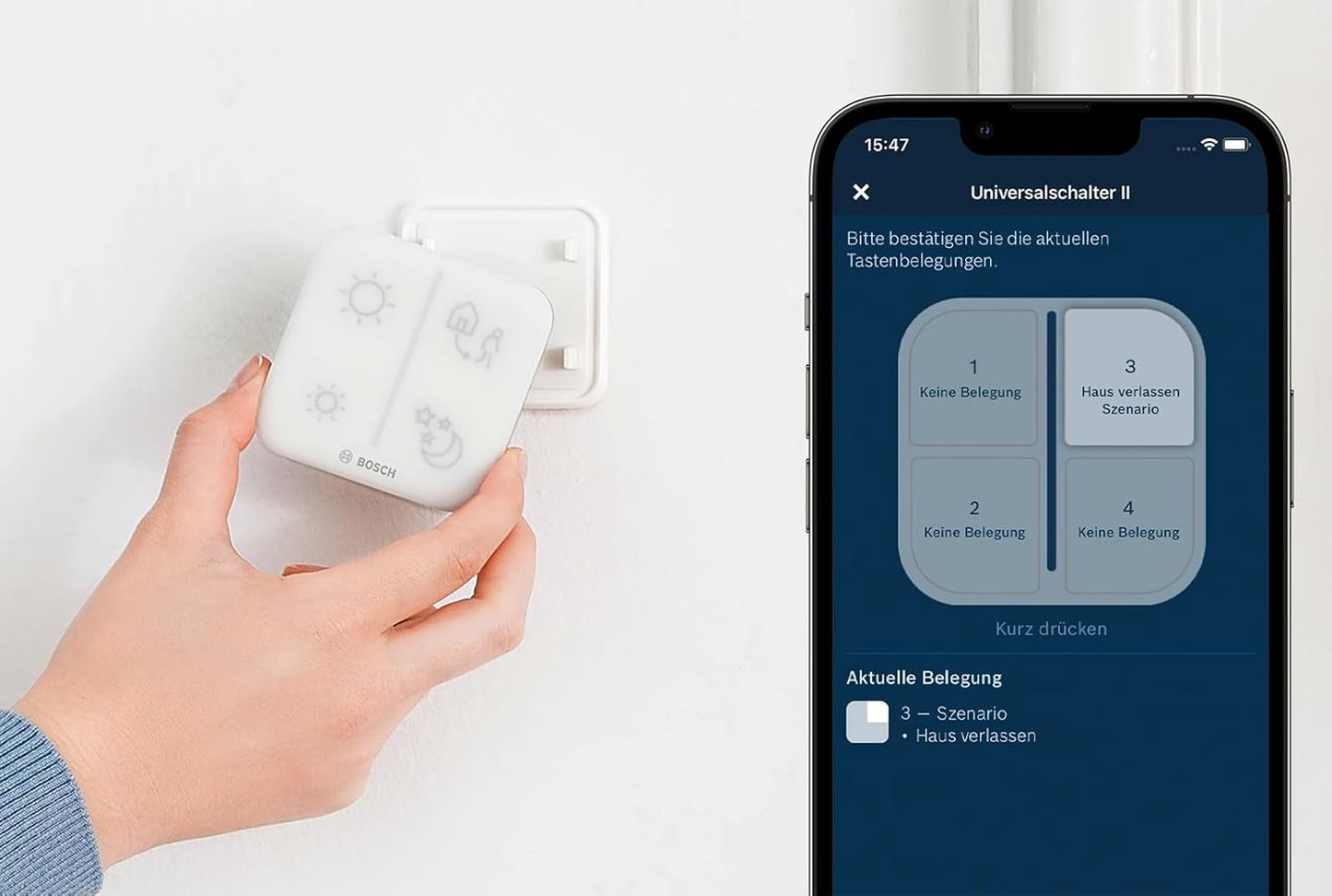 Bosch Smart Home Universalschalter II, Zur Einfachen Steuerung Smarter Geräte