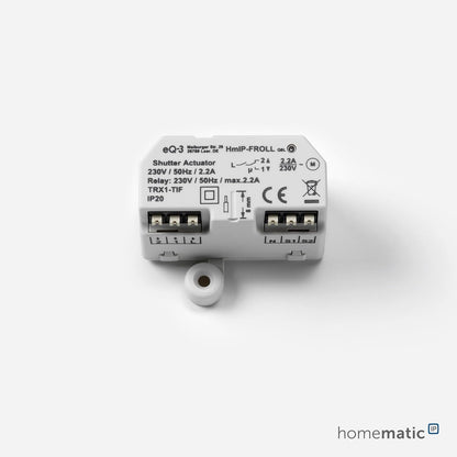 Homematic IP Smart Home Rollladenaktor – Unterputz, Digitale Steuerung, 151347A0