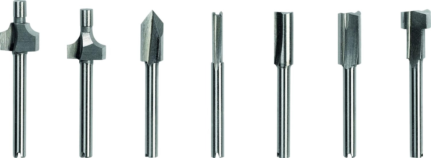 Dremel 660 Fräser Set, 7-Teiliges Mehrzweck-Fräser-Set