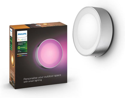 Philips Hue White & Color Ambiance Daylo Wandleuchte Silber