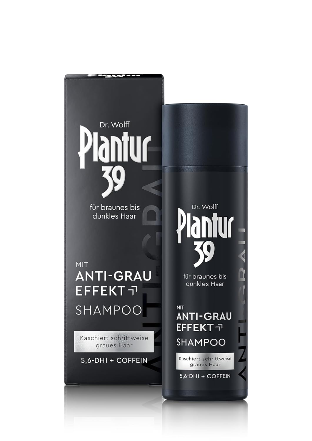 Plantur 39 Anti-Grau Effekt Shampoo, 1 X 200 ml - Kaschiert Graues Haar