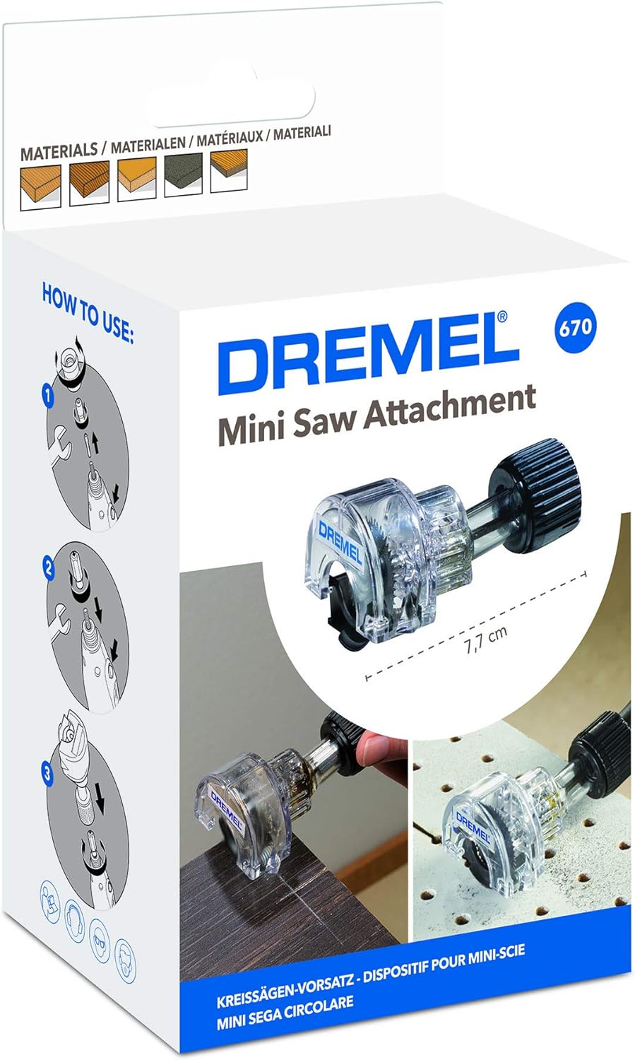 Dremel 670 Kreissägen Aufsatz Präzisions-Kreissäge